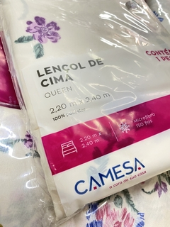 Lençol de Cima Queen Estampado, 150 fios Microfibra - comprar online