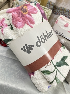 Kit Toalha de Banho Felpuda Estamapada + Toalha de Rosto Felpuda Estampada - comprar online