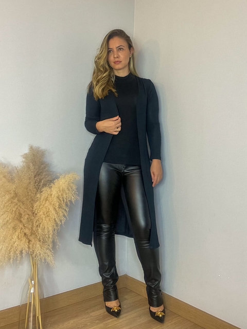 CONJUNTO MAXI CARDIGAN E REGATA