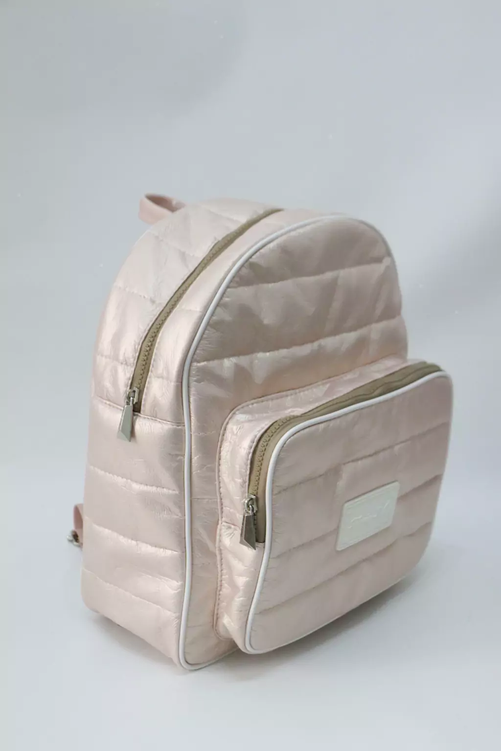Mochila Camille puffer rosa