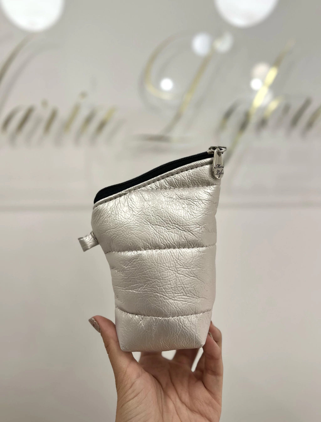 Azucarero plata puffer