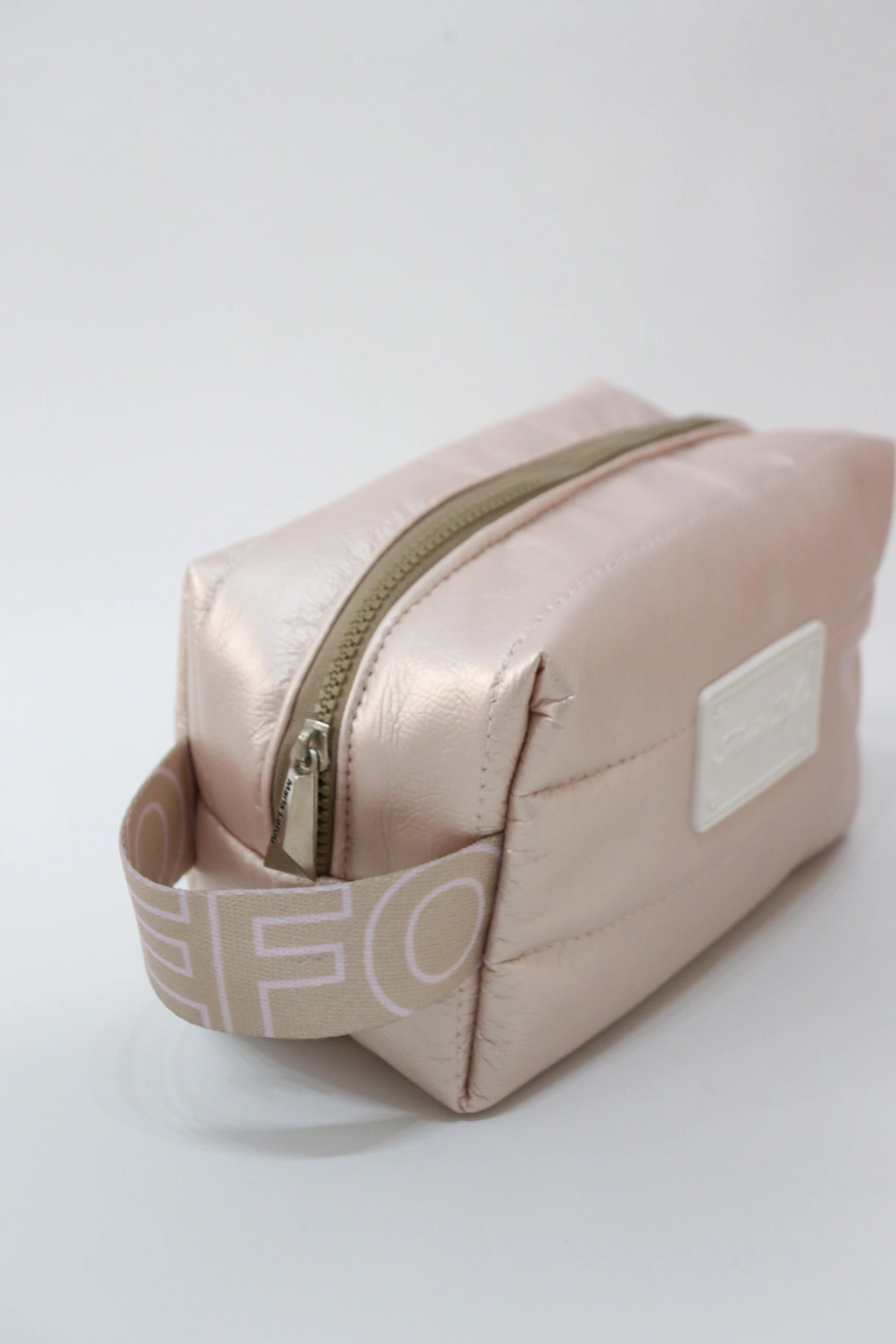 Maxi neceser puffer rosa