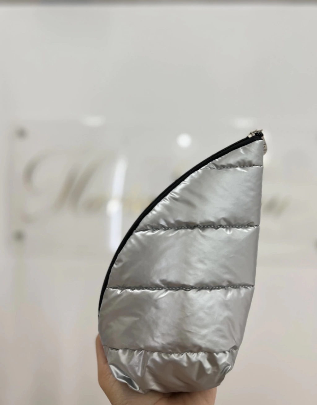 Porta mate plata Puffer opaco