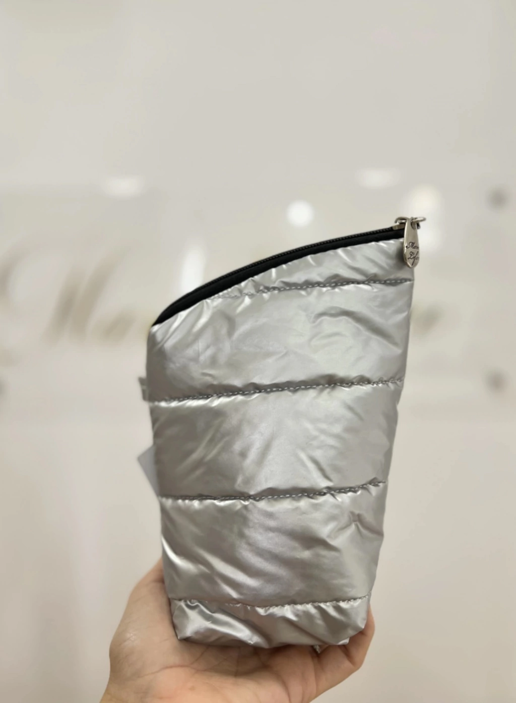 Yerbero plata puffer opaco