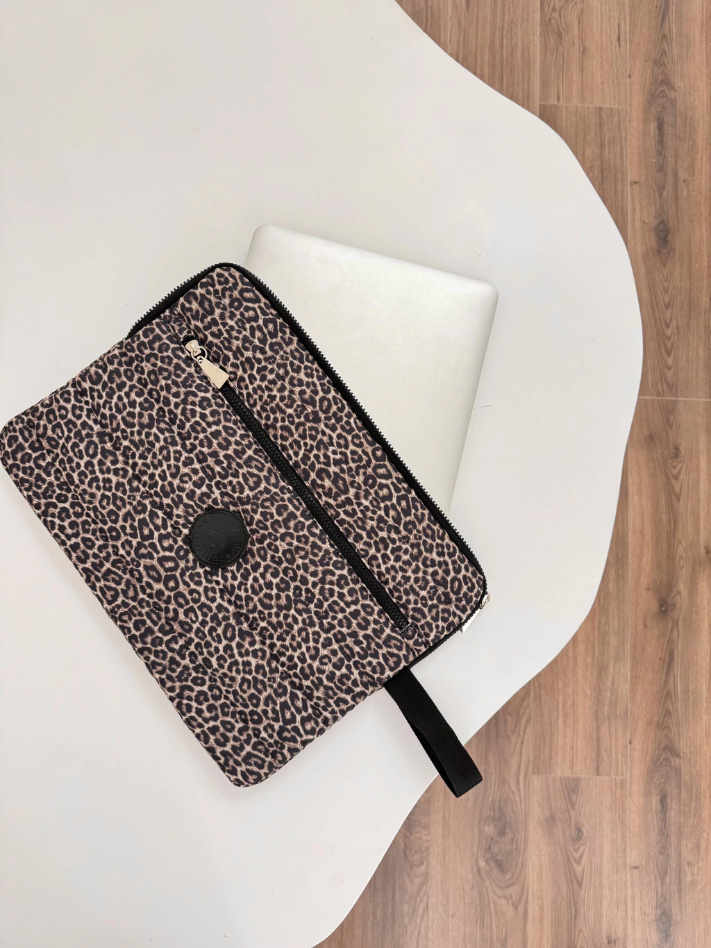 Portanotebook puffer animal print