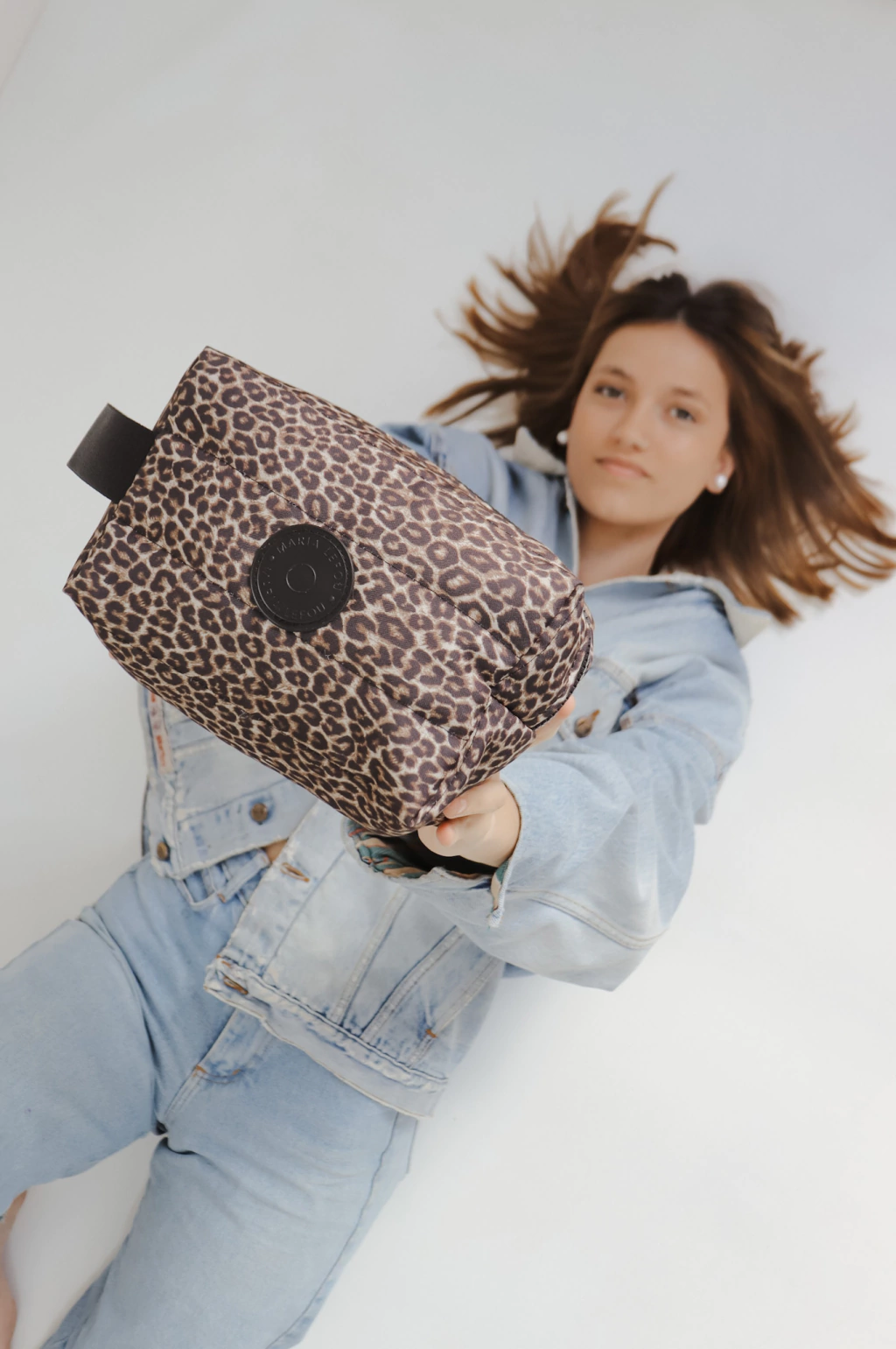 maxi neceser puffer animal print
