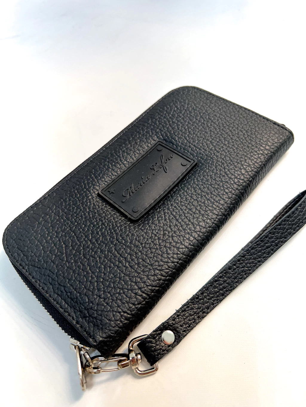 maxi billetera agnes negra clasica