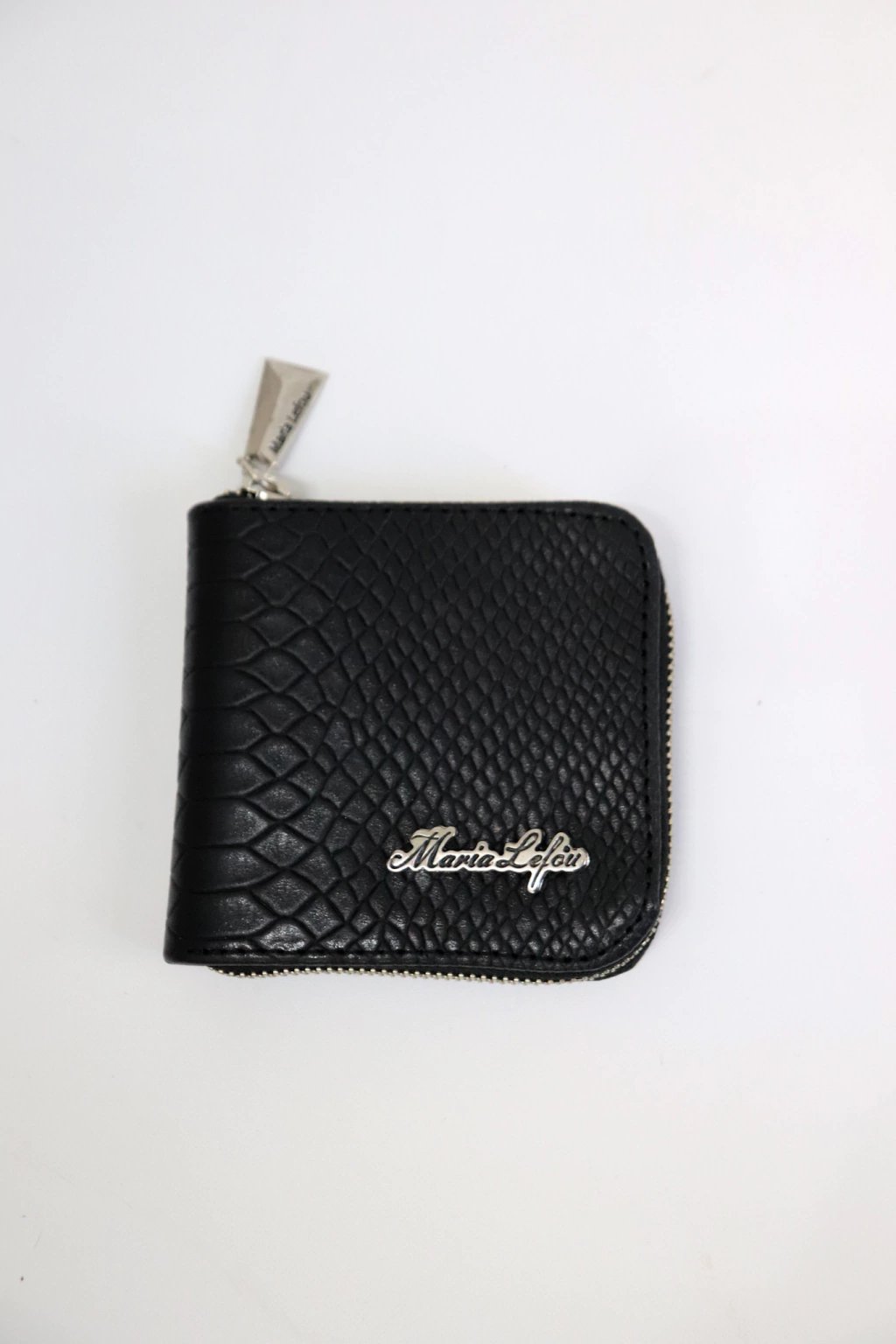 billetera Marion negro croco