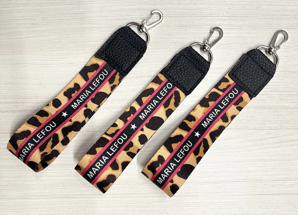 llaveros desmontables animal print