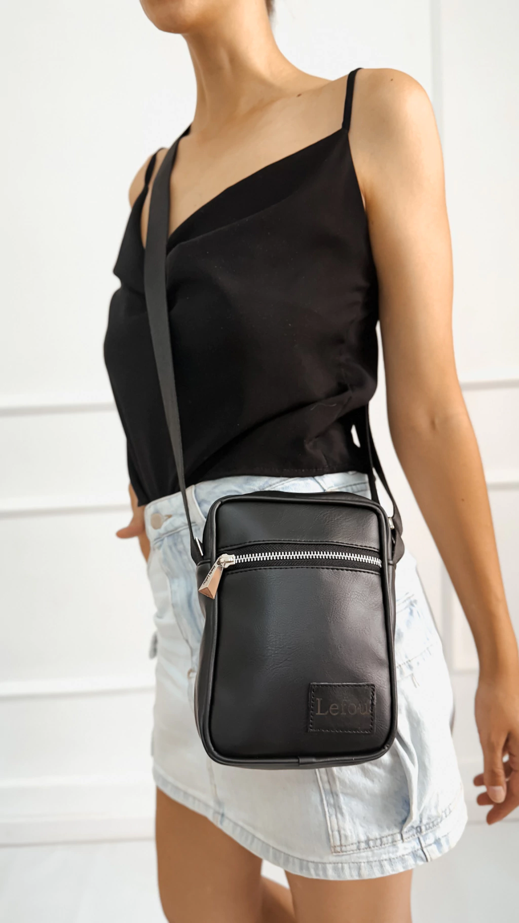 bandolera Lucie negra unisex