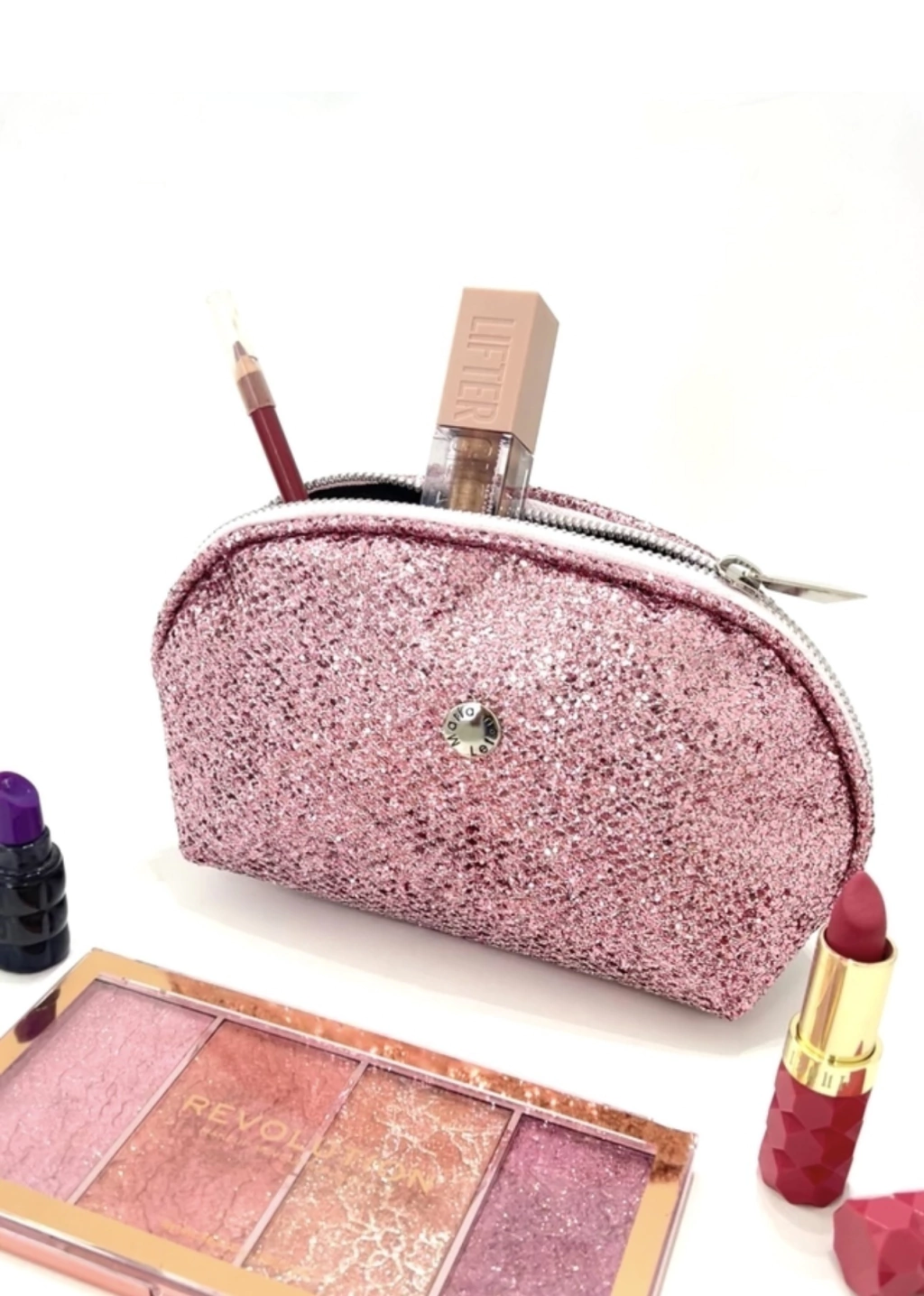 neceser emi rosa glitter