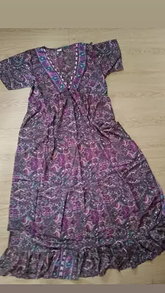 Vestido de seda