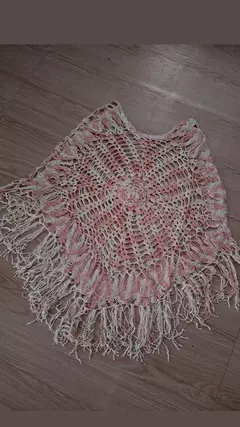 Poncho a crochet