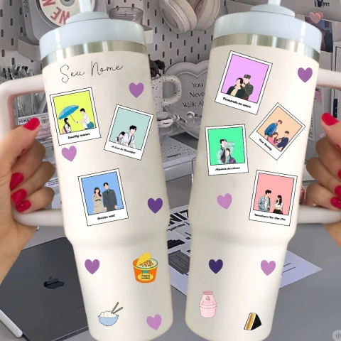 Copo Quencher polaroide ( envie o nome desejado pela DM do Instagram) - comprar online