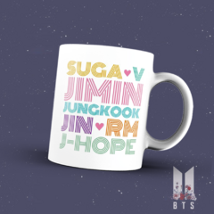 Caneca Premium BTS Names - comprar online