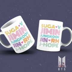 Caneca Premium BTS Names