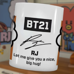 Caneca BT21 Colorida - RJ na internet