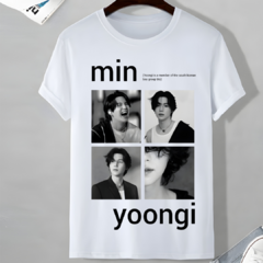 Camiseta BTS Poster- Yoongi
