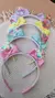 Tiara transparente candy color