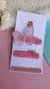 Hair clips borboleta rosa