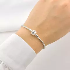 Pulseira para berloques tradicional 2.4mm na internet