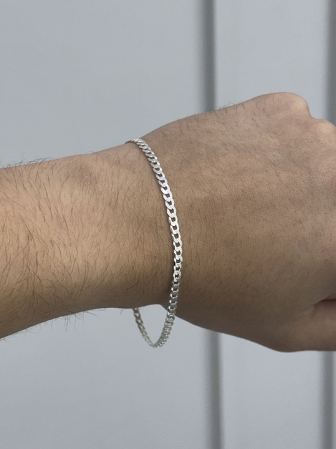 Pulseira grumet 3mm - 3g - 21cm - comprar online