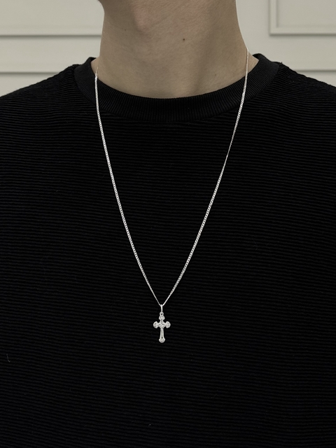 Corrente 2mm 70cm c/ crucifixo - comprar online