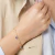 Pulseira Com Pingentes De Olho Grego E Cristais