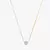 Colar ponto de luz delicado banhado em ouro 18k - comprar online