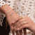 Pulseira Ajustavel Navete banhada em Ouro - comprar online