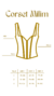 Corset Milim Azul Marino Corderoy - comprar online