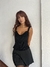 Corset Milim Negro Corderoy