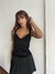 Corset Milim Negro Corderoy - Annia