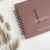 Livro do Bebê Personalizado | Letra Inicial Marrom Escuro - comprar online