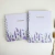 Kit Livro do Bebê + Caderneta de Vacinação Personalizada - HotStamp | Lavandas - Papelar Papelaria - Cadernetas | Livro do bebê | Planners