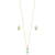 Conjunto Oval - Aqua Marinha