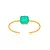 Bracelete Pedra Quadrada - Turmalina - comprar online