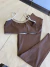 Conjunto top color chocolate - loja online