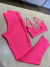 Conjunto Legging com top X na internet