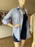 Camisa Zara listras azul - DUPLO LUXO beach & fitness