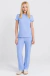 Scrub Feminino Veneto - Azul Claro- Dra Cherie