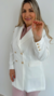 Blazer Feminino - Off White - Dra. Cherie - Miss Doctor - Jalecos Dra. Cherie