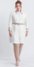 Imagem do Jaleco Feminino Lari - Off White - Dra. Cherie