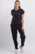 Scrub Feminino Yasmin - Preto - Dra. Cherie - Miss Doctor - Jalecos Dra. Cherie