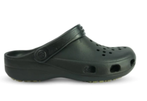Bb31 Crocs Aberta Preta S/ Palmilha