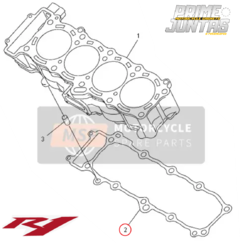 Kit Juntas Laterais Cárter E Base Cilindro Yamaha Yzf R1 - comprar online