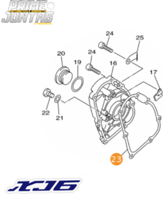 Junta Tampa Bomba De Óleo Yamaha XJ6 (2009-2016) 20s15456000 - comprar online