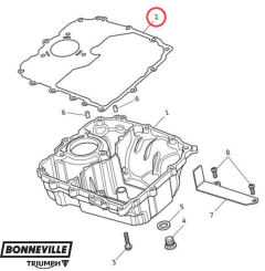 Juntas Tampas Laterais E Cárter Triumph Bonneville T120 - comprar online