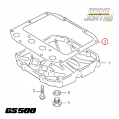 Jogo Juntas Laterais Cilindro Respiro E Cárter Suzuki Gs500 na internet