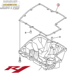 Junta Tampa Cárter Yamaha Yzf R1 (2007 - 2015) 4c8134140000 - comprar online